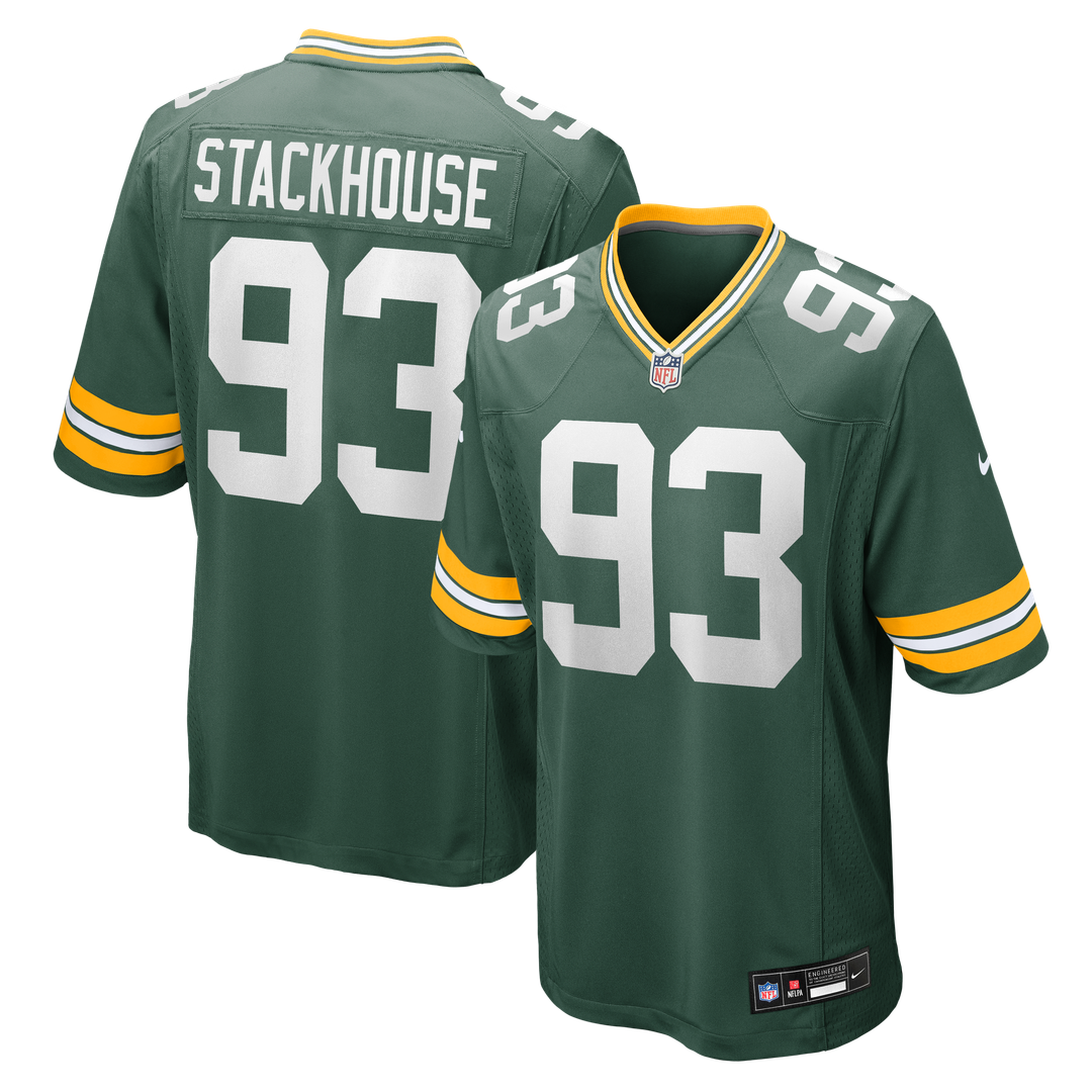 Green Bay Packers Nazir Stackhouse Nike Green Team Game Jersey