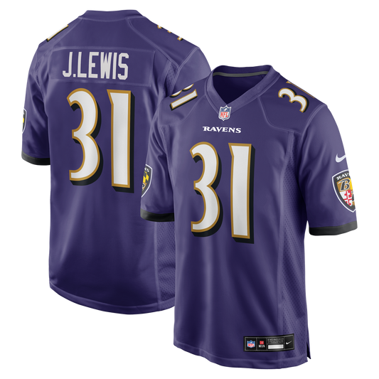 Baltimore Ravens Jamal Lewis Nike Purple Game Retired Player Jersey
