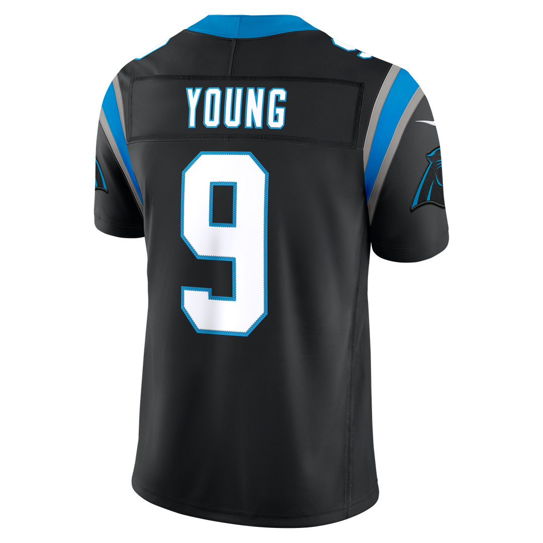 Carolina Panthers Bryce Young Nike Blue Alternate Vapor F.U.S.E. Stitched Limited Jersey