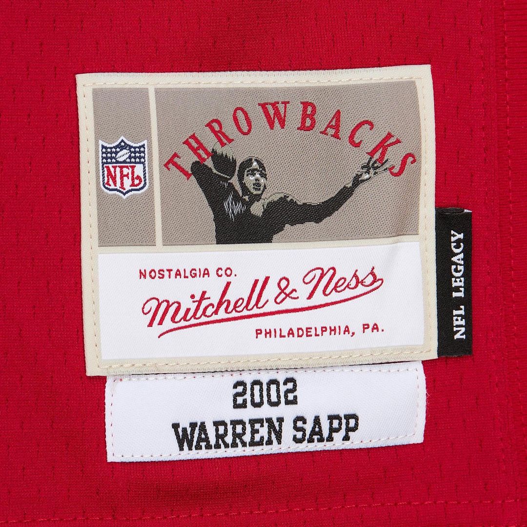 Tampa Bay Buccaneers Warren Sapp Mitchell & Ness Orange 1995 Legacy Replica Jersey