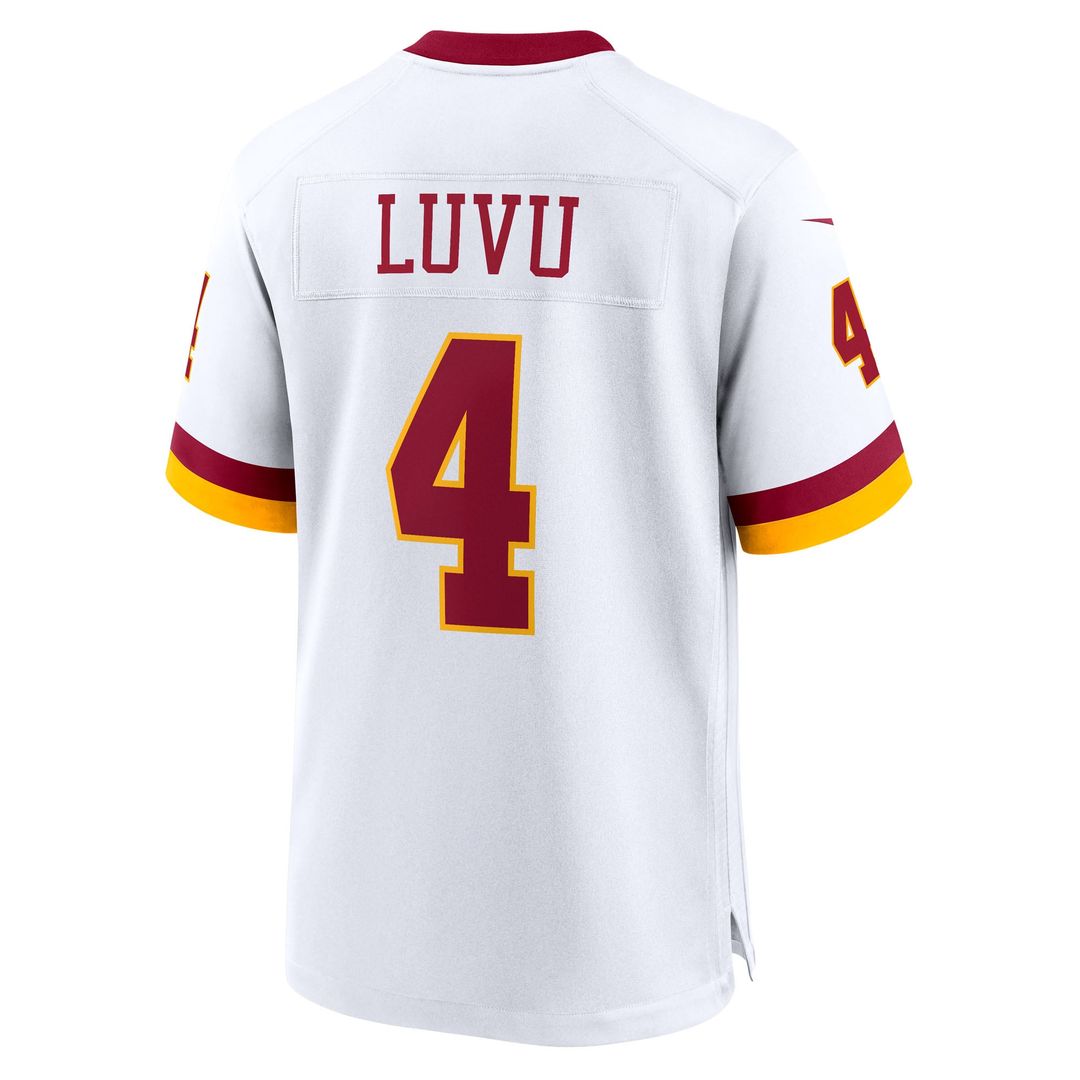 Washington Commanders Frankie Luvu Nike White Game Super Bowl Era Jersey
