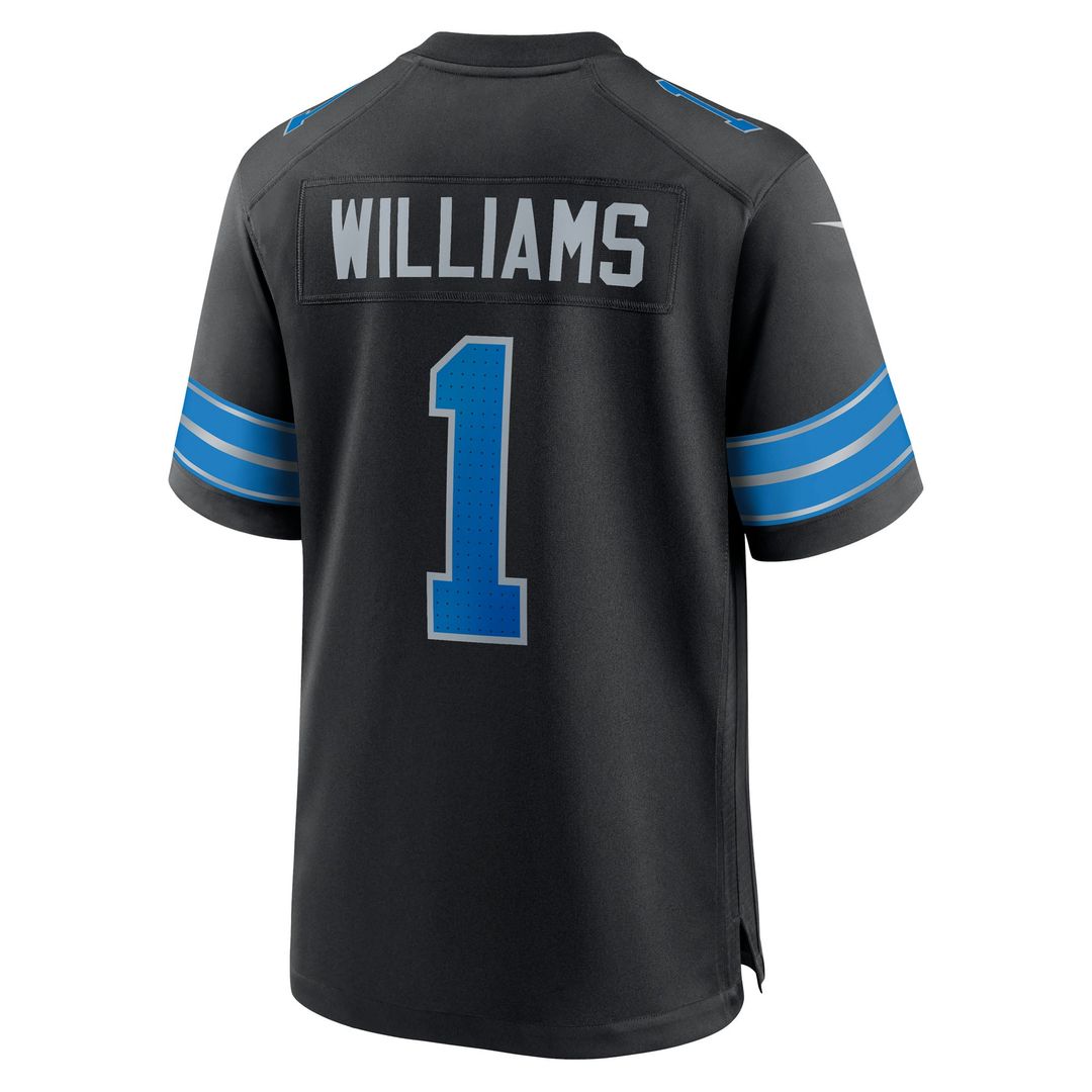 Detroit Lions Jameson Williams Nike Blue Game Player Jersey