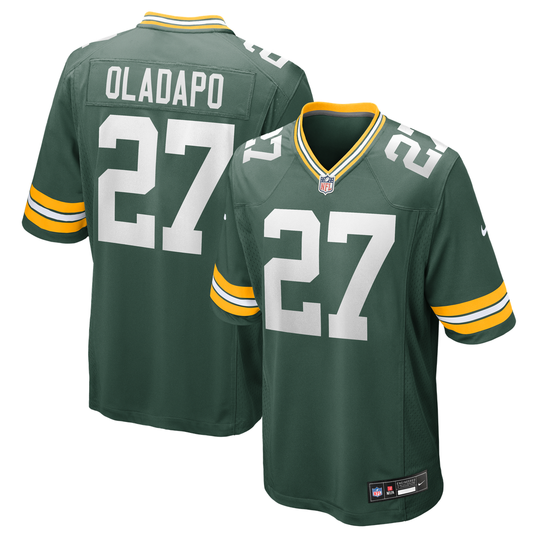 Green Bay Packers Kitan Oladapo Nike Green Game Jersey
