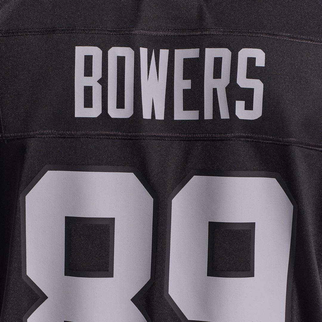 Las Vegas Raiders Brock Bowers Nike White Game Jersey