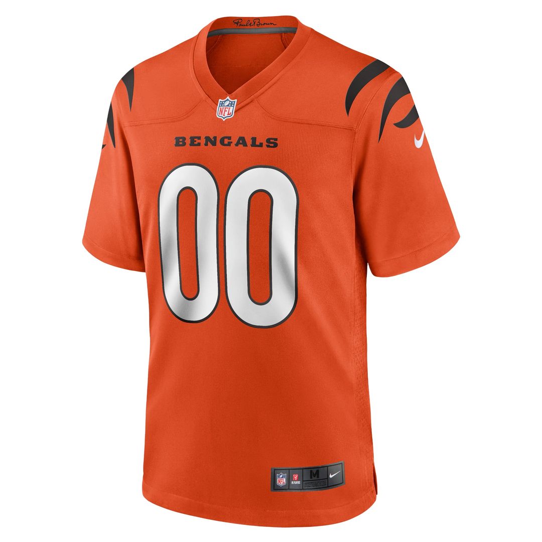 Cincinnati Bengals Nike Black Game Custom Jersey