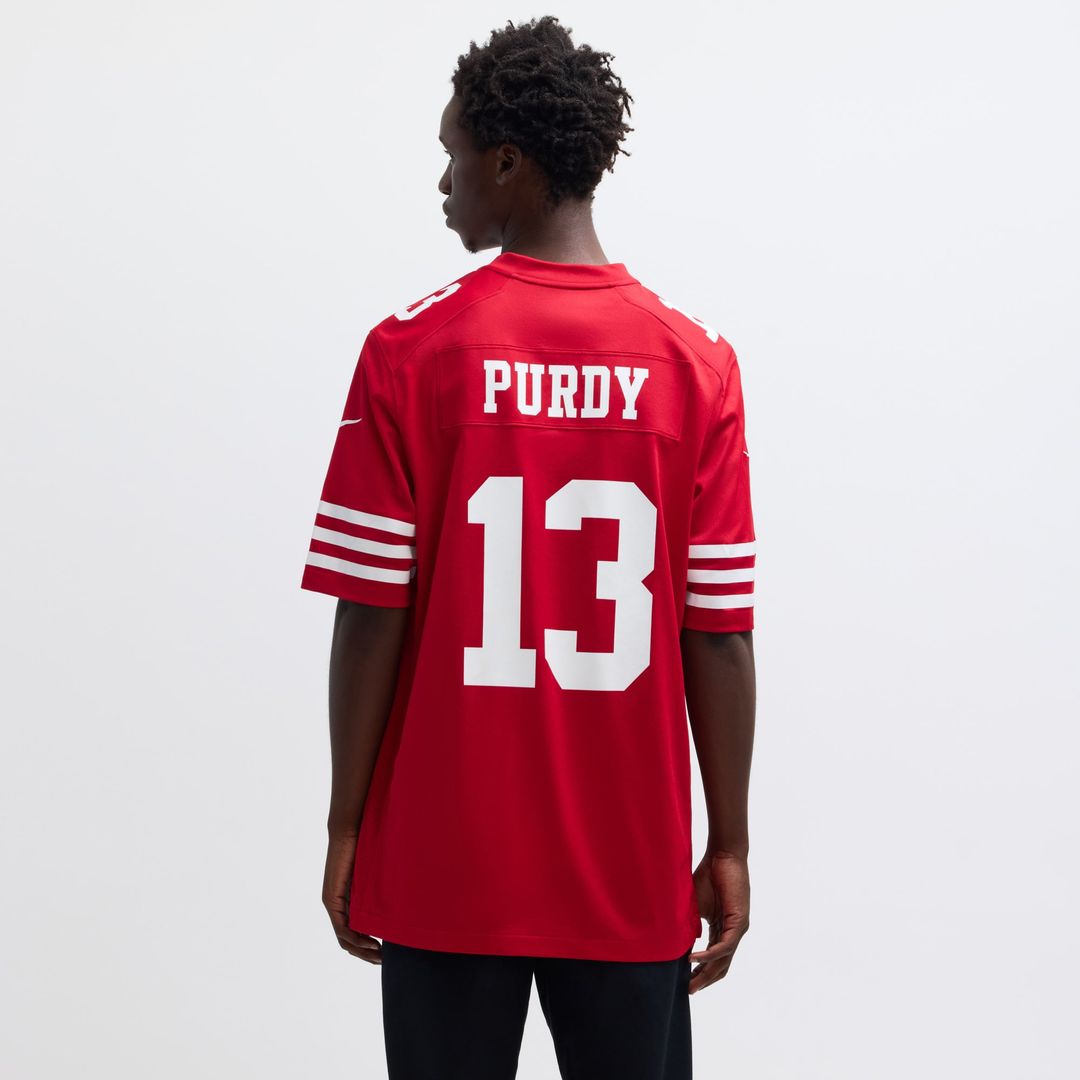 San Francisco 49ers Brock Purdy Nike White Game Player Jersey