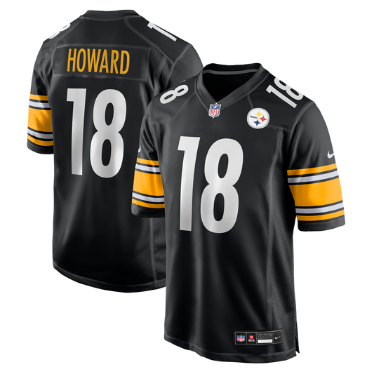 Pittsburgh Steelers Will Howard Nike Black Team Game Jersey
