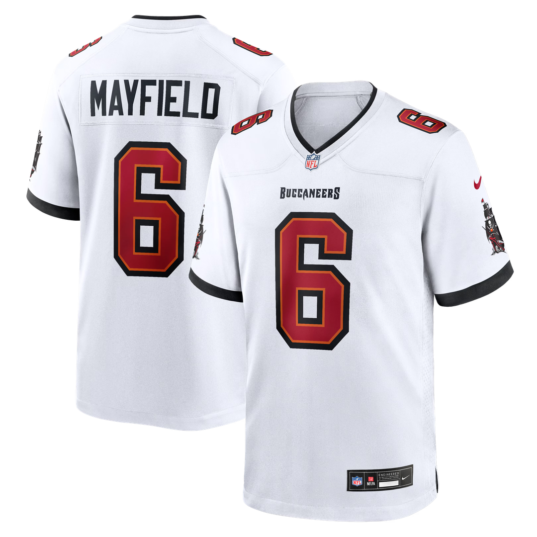 Tampa Bay Buccaneers Baker Mayfield Nike Orange Throwback Game Jersey