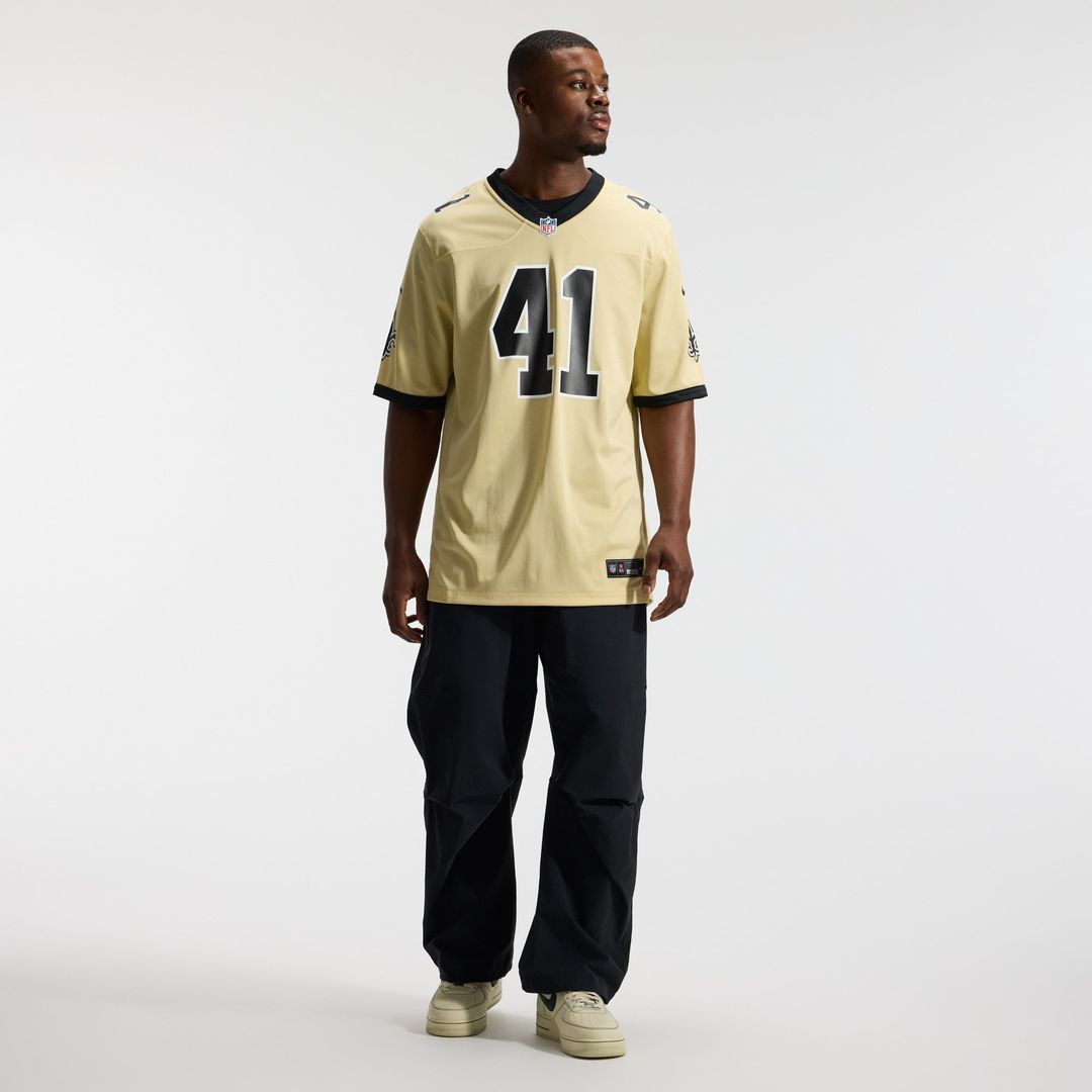 New Orleans Saints Alvin Kamara Nike Gold Gameday Golds Alternate Game Player Jersey
