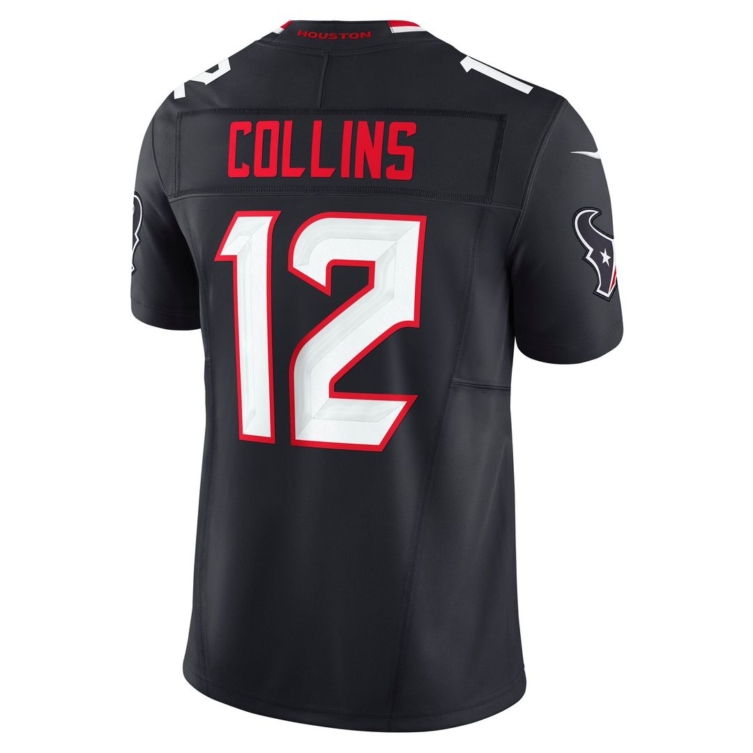 Houston Texans Nico Collins Nike Navy Team Vapor F.U.S.E. Limited Jersey