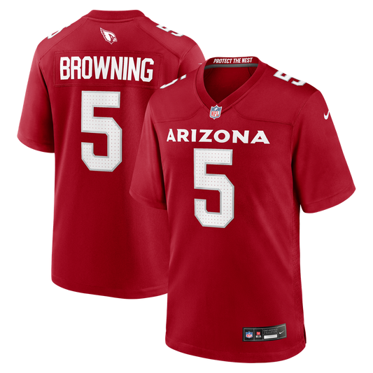 Arizona Cardinals Baron Browning Nike Cardinal Team Game Jersey