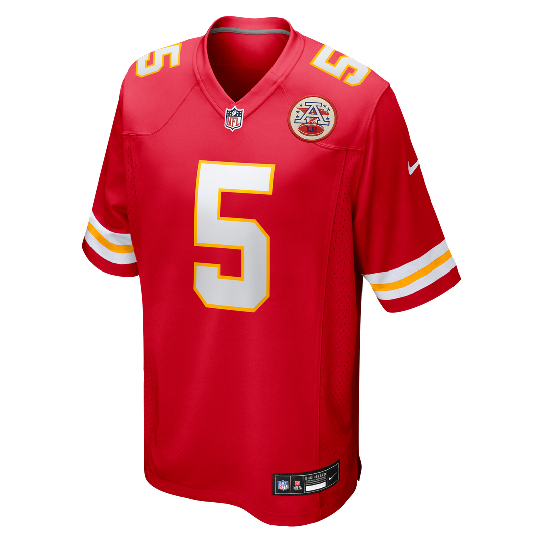 Kansas City Chiefs Mansoor Delane Nike Red Team Game Jersey