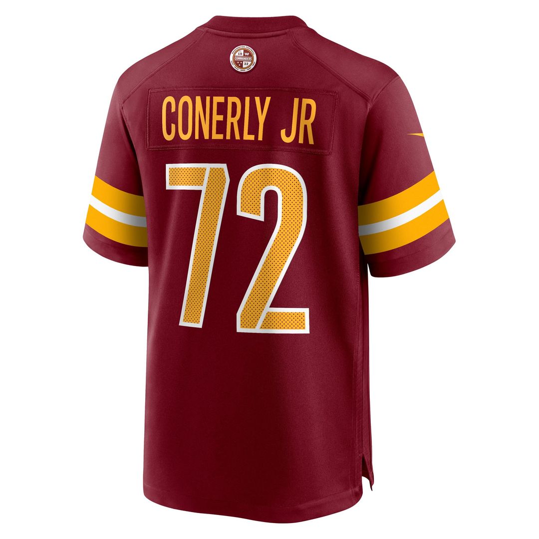 Washington Commanders Josh Conerly Jr. Nike Burgundy Team Game Jersey