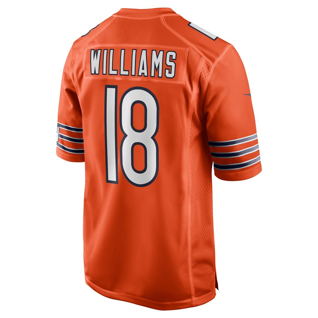 Chicago Bears Caleb Williams Nike White First Round Pick Player Game Jersey