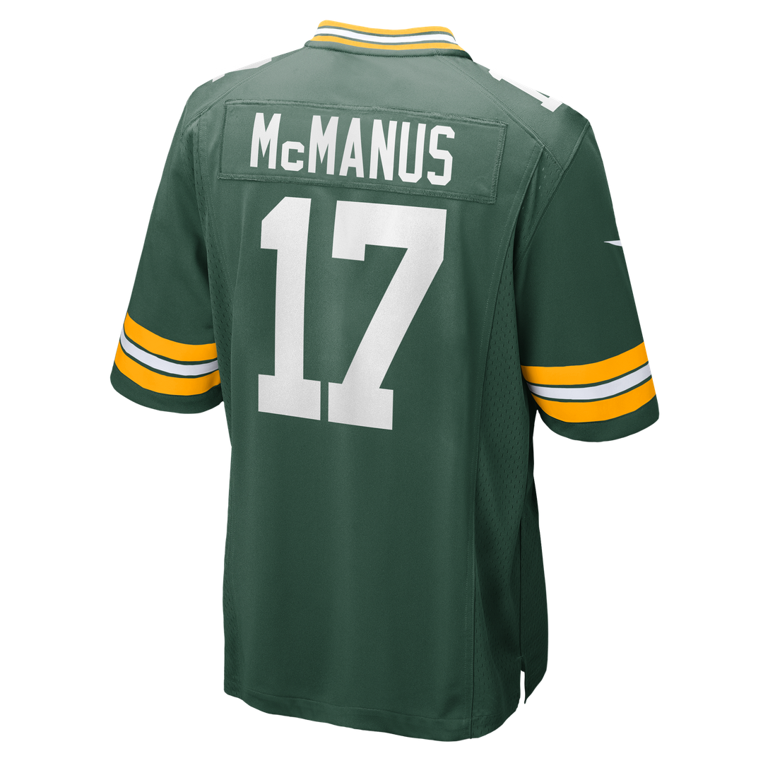 Green Bay Packers Brandon McManus Nike Green Team Game Jersey