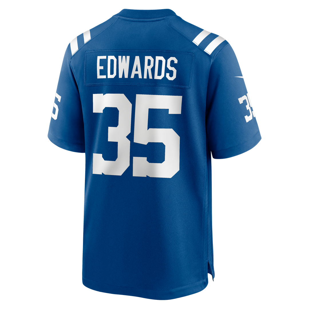 Indianapolis Colts Johnathan Edwards Nike Royal Team Game Jersey