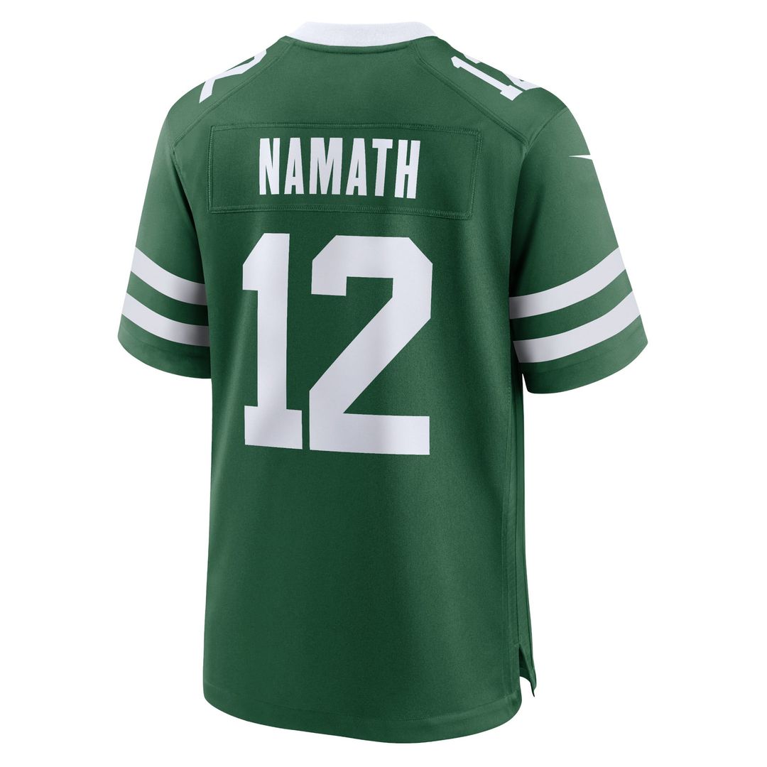 New York Jets Joe Namath Nike Legacy Green Game Jersey