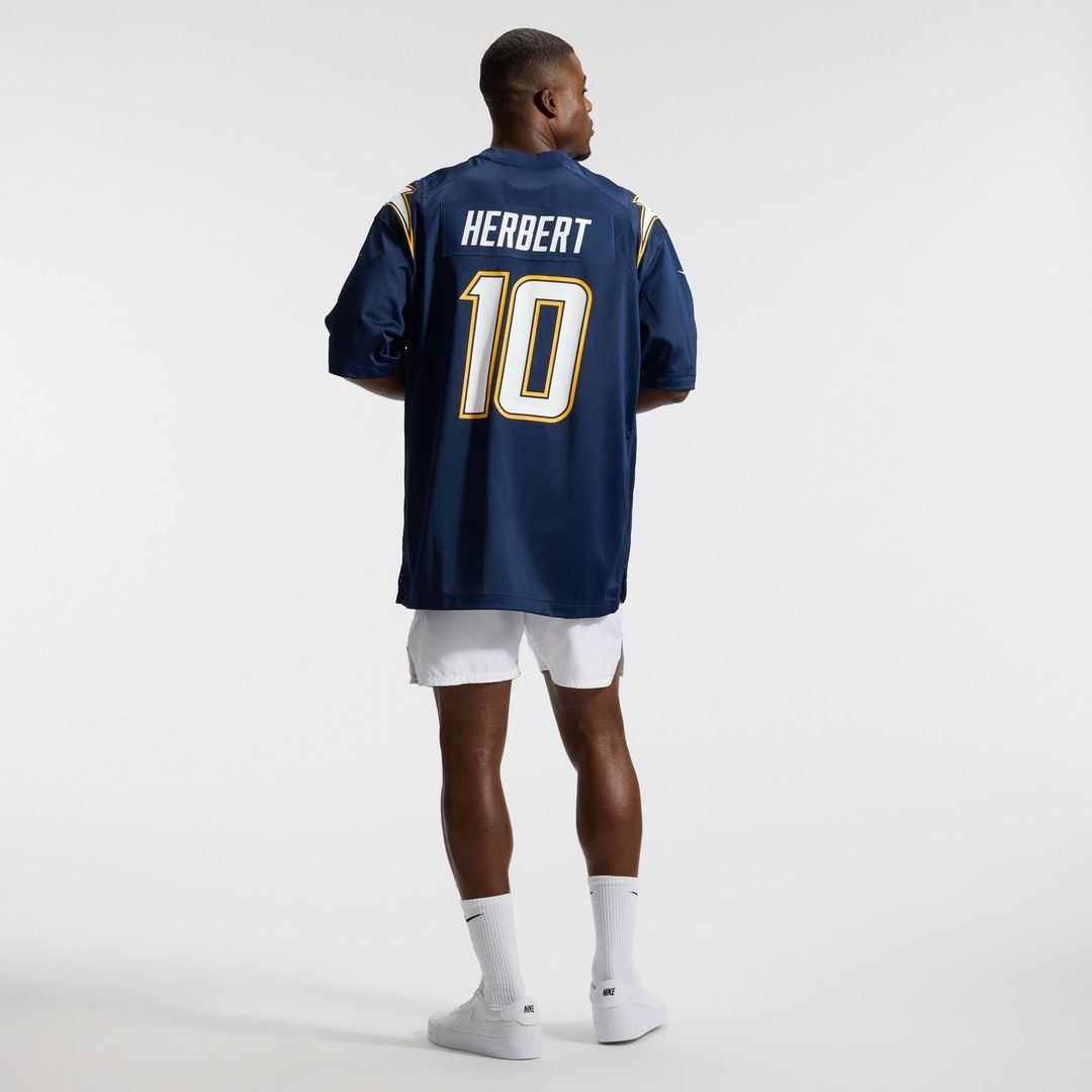 Los Angeles Chargers Justin Herbert Nike Powder Blue Player Game Jersey