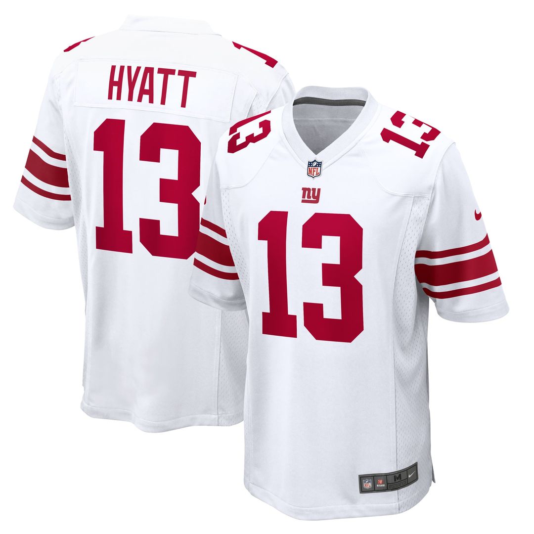 New York Giants Jalin Hyatt Nike Royal Team Game Jersey