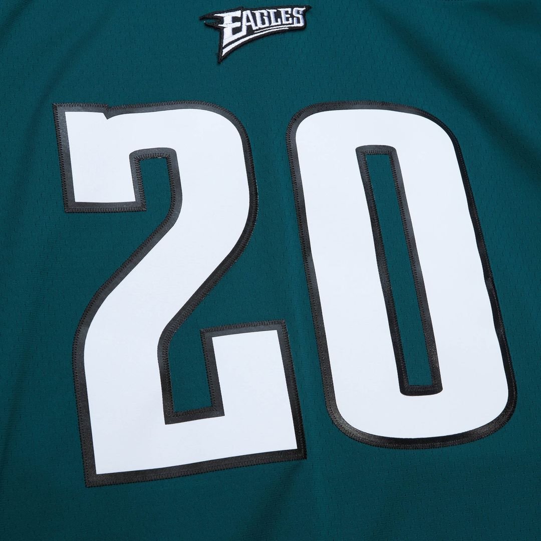 Philadelphia Eagles Brian Dawkins Mitchell & Ness Black Legacy Replica Jersey
