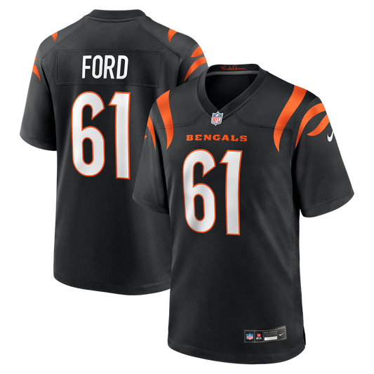Cincinnati Bengals Cody Ford Nike Black Game Jersey