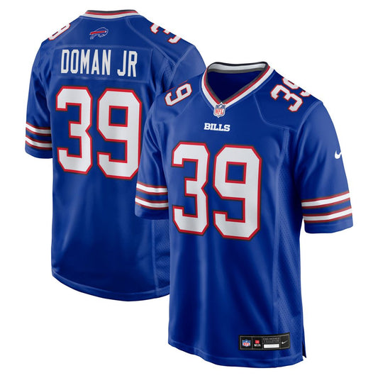 Buffalo Bills Tommy Doman Jr Nike Royal Team Game Jersey