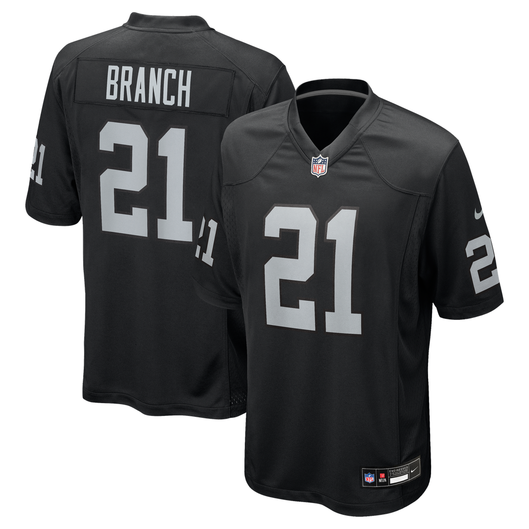 Las Vegas Raiders Cliff Branch Nike Black Retired Player Game Jersey