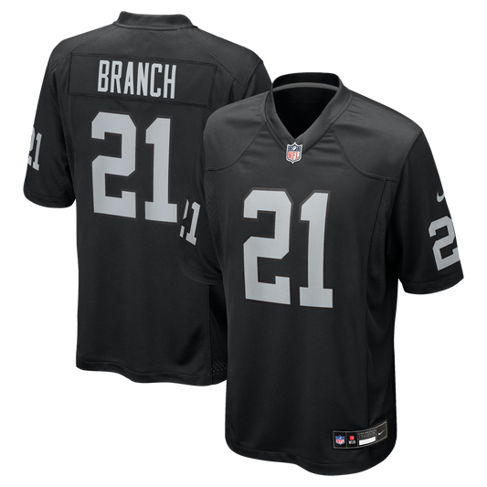 Las Vegas Raiders Cliff Branch Nike Black Retired Player Game Jersey